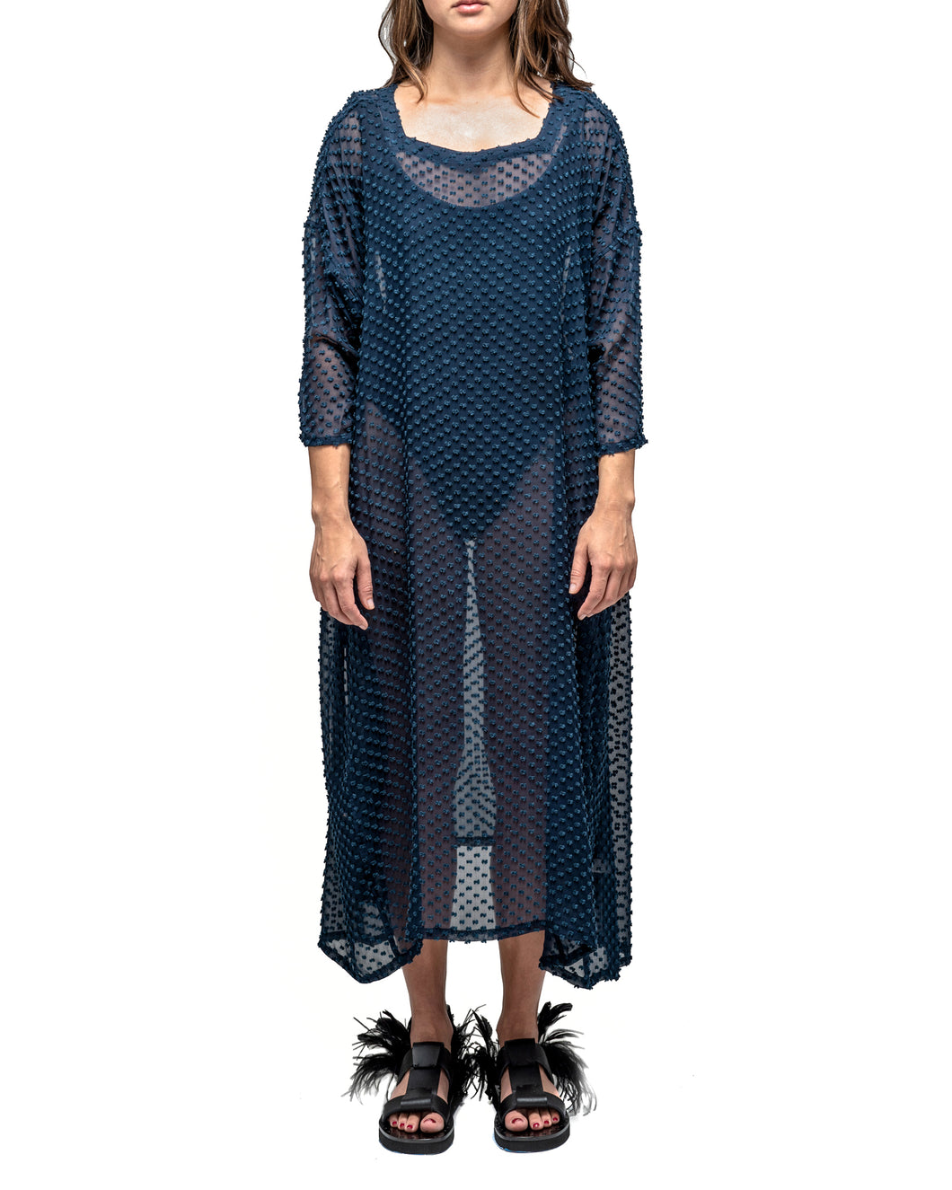 Elizabeth Dress in Navy